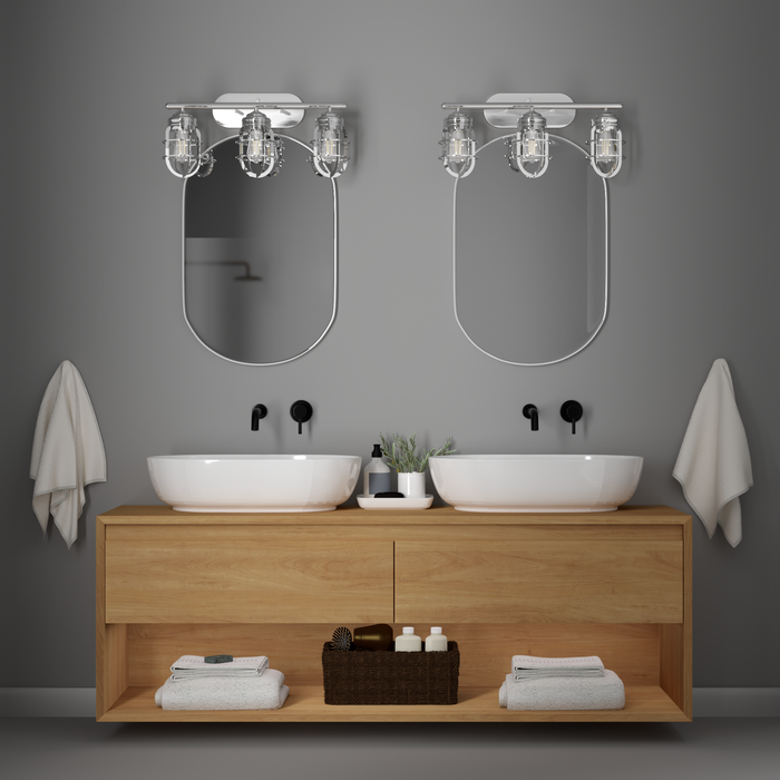 Starklake Vanity Light-Bathroom Fixtures-Hunter-Lighting Design Store
