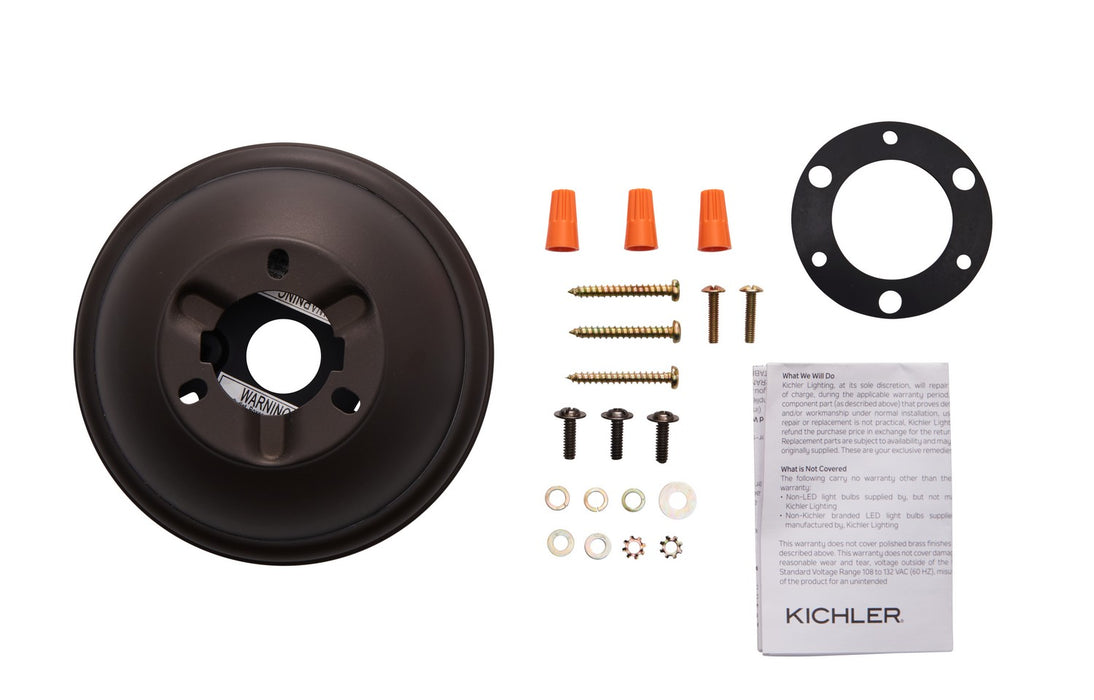 Kichler - 337008SNB - Flush Mount Kit - Accessory - Satin Natural Bronze