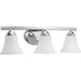 Progress Lighting - P2010-15 - Three Light Bath Bracket - Adorn - Polished Chrome