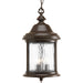 Progress Lighting - P5550-20 - Three Light Hanging Lantern - Ashmore - Antique Bronze