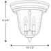 Progress Lighting - P5562-20 - Two Light Close to Ceiling - Ashmore - Antique Bronze