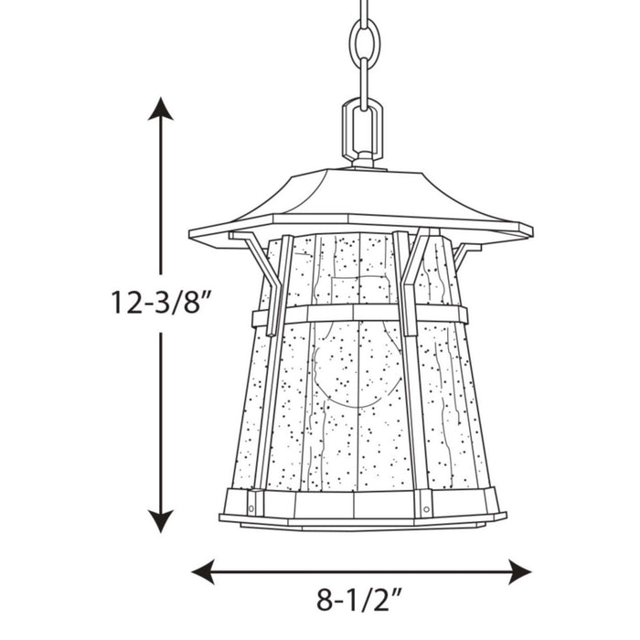 Progress Lighting - P5579-84 - One Light Hanging Lantern - Derby - Espresso