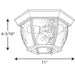 Progress Lighting - P6019-31 - Two Light Flush Mount - Roman Coach - Black