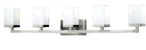 Tidal Five Light Vanity Brushed Nickel