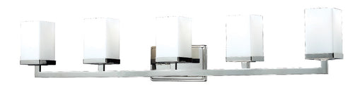 Tidal Five Light Vanity Chrome