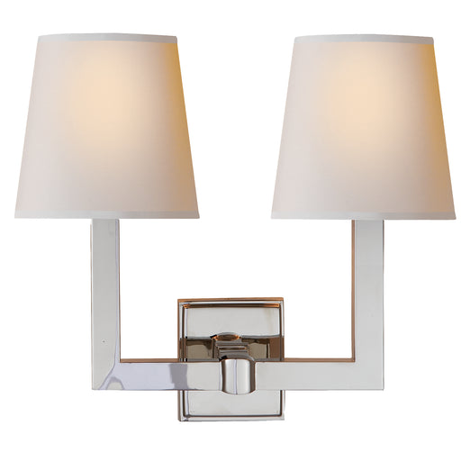 Visual Comfort Signature - SL 2820PN-NP - Two Light Wall Sconce - Square Tube - Polished Nickel