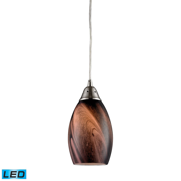 ELK Home - 31133/1RCK-LED - LED Mini Pendant - Formations - Satin Nickel