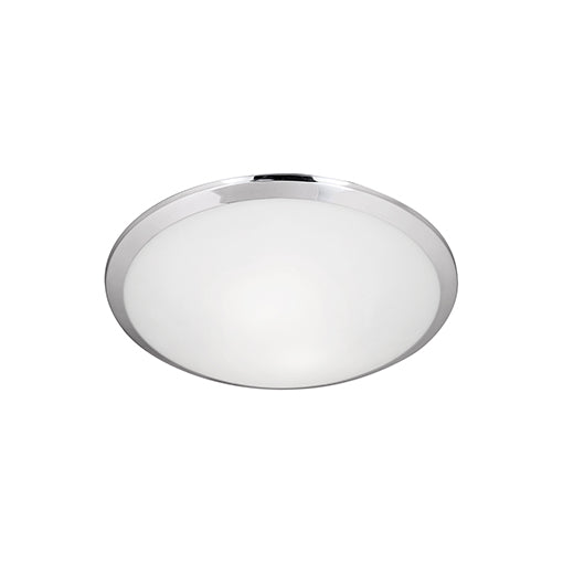 Malta One Light Flush Mount Chrome-Flush Mounts-Kuzco Lighting-Lighting Design Store