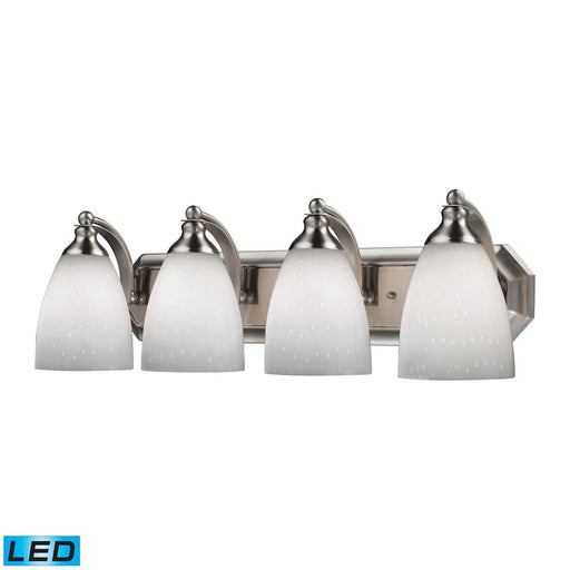 ELK Home - 570-4N-WH-LED - LED Vanity Lamp - Mix-N-Match - Satin Nickel