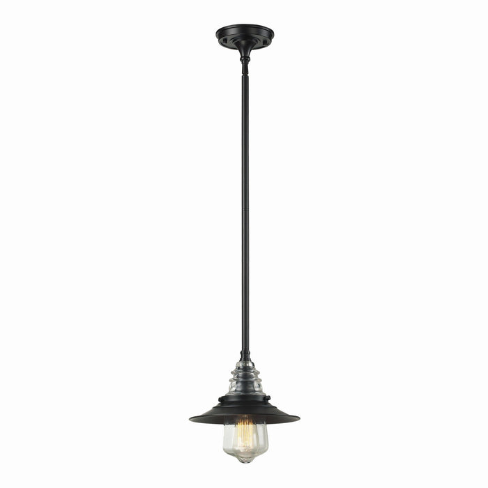 ELK Home - 66817-1 - One Light Mini Pendant - Insulator Glass - Oil Rubbed Bronze