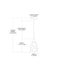 ELK Home - 73021-1-LA - One Light Mini Pendant - Avalon - Satin Nickel