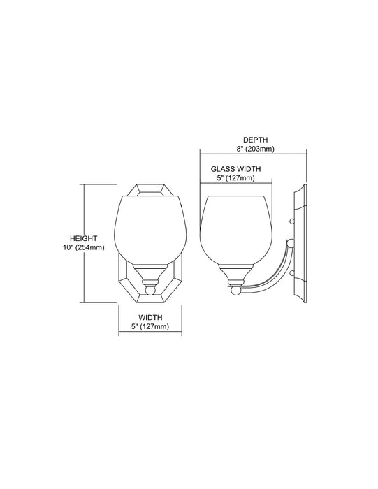 ELK Home - 570-1B-MLT-LED - LED Vanity Lamp - Mix-N-Match - Aged Bronze