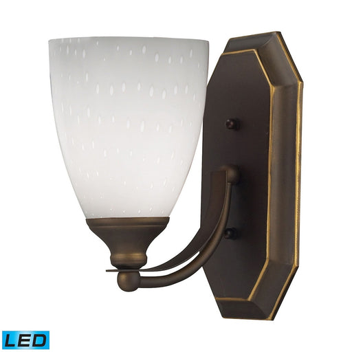 ELK Home - 570-1B-WH-LED - LED Vanity Lamp - Mix-N-Match - Aged Bronze