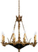 Metropolitan - N850209 - Eight Light Chandelier - Metropolitan - Doré Gold W/Black