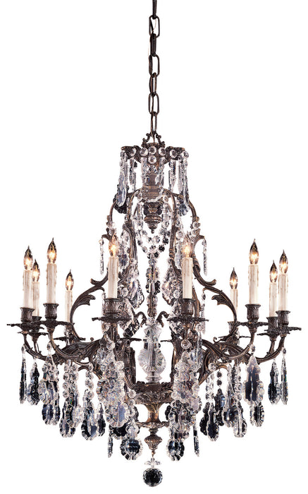 Metropolitan - N950201 - 12 Light Chandelier - Crystal - Oxidized Brass