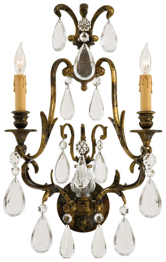 Metropolitan Family Two Light Wall Sconce Oxidized Brass
