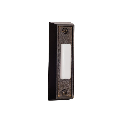 Push Button-Surface Mount Surface Mount Rectangle Lighted Push Button Bronze