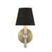 Golden - 3500-1W AB-GRM - One Light Wall Sconce - Waverly - Aged Brass