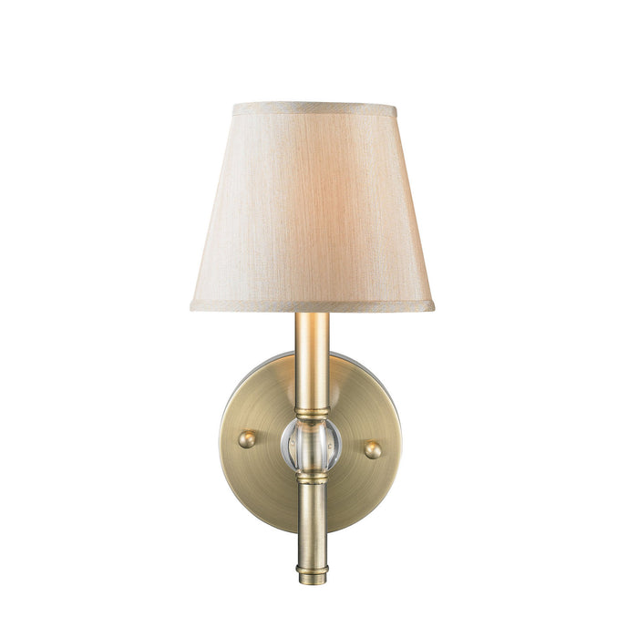 Golden - 3500-1W AB-PMT - One Light Wall Sconce - Waverly - Aged Brass