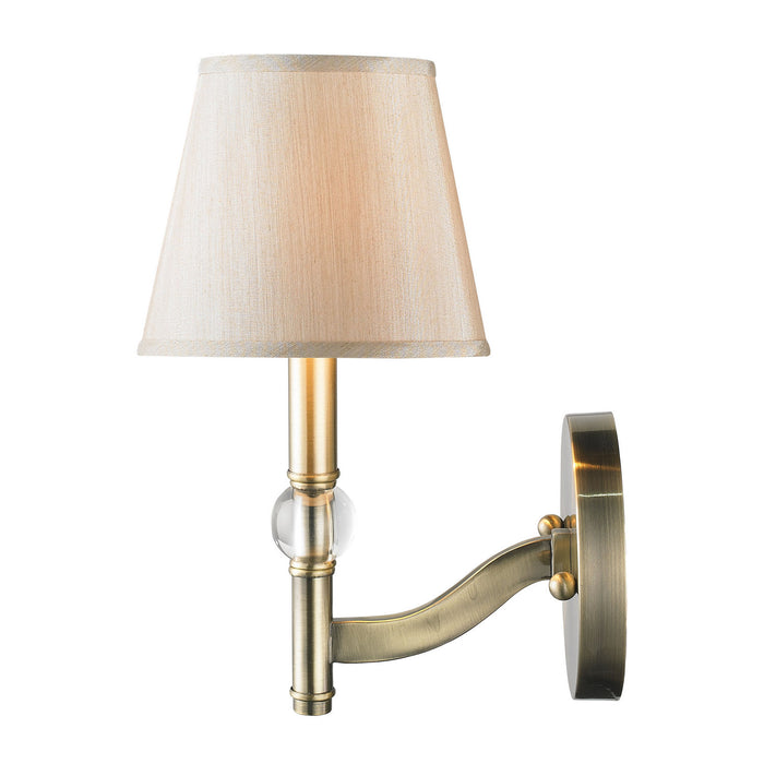 Golden - 3500-1W AB-PMT - One Light Wall Sconce - Waverly - Aged Brass
