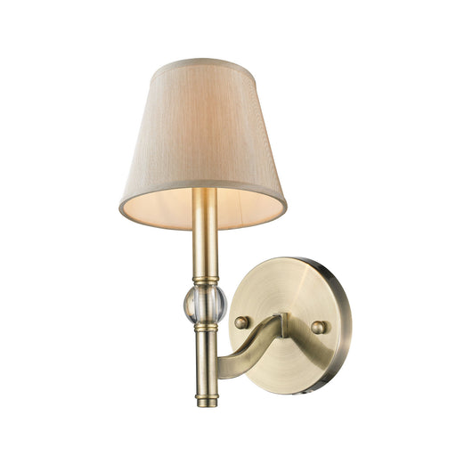 Golden - 3500-1W AB-PMT - One Light Wall Sconce - Waverly - Aged Brass
