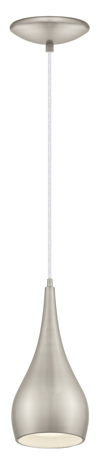 Eglo USA - 92076A - One Light Pendant - Reale - Matte Nickel