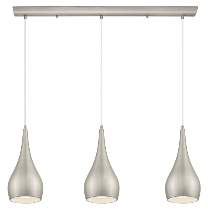 Eglo USA - 92077A - Three Light Pendant - Reale - Matte Nickel