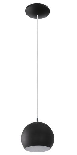Petto One Light Pendant Black