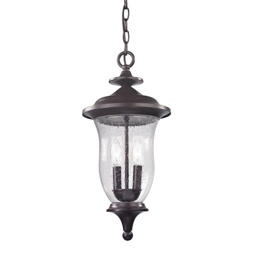 ELK Home - 8002EH/75 - Two Light Outdoor Pendant - Trinity - Oil Rubbed Bronze