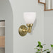 Livex Lighting - 1021-01 - One Light Bath Vanity - Classic - Antique Brass