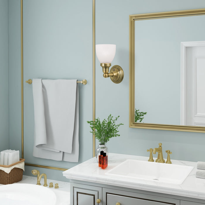Livex Lighting - 1021-01 - One Light Bath Vanity - Classic - Antique Brass
