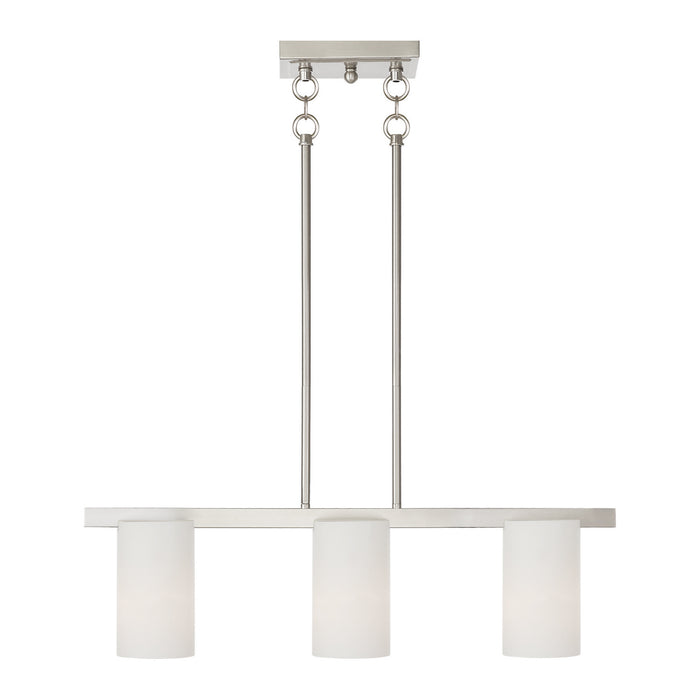Livex Lighting - 1326-91 - Three Light Chandelier - Astoria - Brushed Nickel