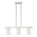 Livex Lighting - 1326-91 - Three Light Chandelier - Astoria - Brushed Nickel