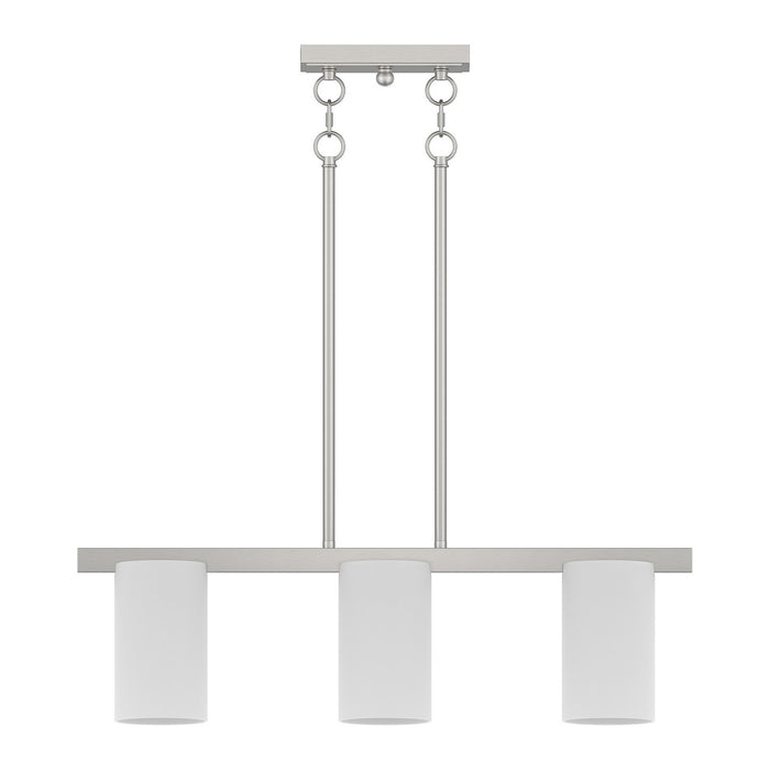 Livex Lighting - 1326-91 - Three Light Chandelier - Astoria - Brushed Nickel