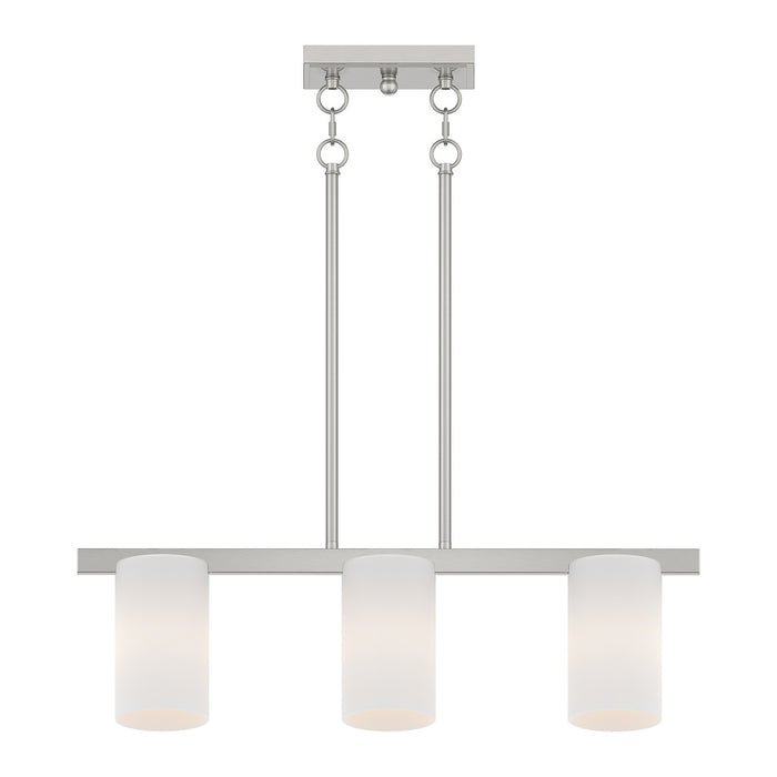 Livex Lighting - 1326-91 - Three Light Chandelier - Astoria - Brushed Nickel