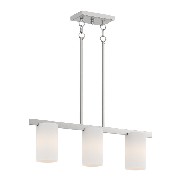 Livex Lighting - 1326-91 - Three Light Chandelier - Astoria - Brushed Nickel