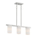 Livex Lighting - 1326-91 - Three Light Chandelier - Astoria - Brushed Nickel