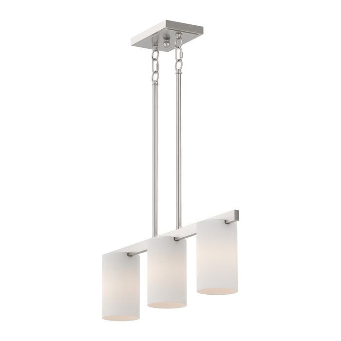 Livex Lighting - 1326-91 - Three Light Chandelier - Astoria - Brushed Nickel