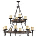 Livex Lighting - 4869-67 - 12 Light Chandelier - Cape May - Hand Applied Olde Bronze