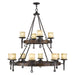 Livex Lighting - 4869-67 - 12 Light Chandelier - Cape May - Hand Applied Olde Bronze