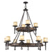 Livex Lighting - 4869-67 - 12 Light Chandelier - Cape May - Hand Applied Olde Bronze