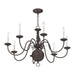 Livex Lighting - 5007-07 - Eight Light Chandelier - Williamsburgh - Bronze