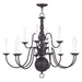 Livex Lighting - 5014-07 - 12 Light Chandelier - Williamsburgh - Bronze