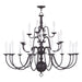 Livex Lighting - 5015-07 - 22 Light Chandelier - Williamsburgh - Bronze