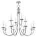 Livex Lighting - 5149-91 - 12 Light Chandelier - Cranford - Brushed Nickel