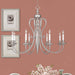Livex Lighting - 5168-91 - Eight Light Chandelier - Caldwell - Brushed Nickel