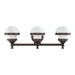 Livex Lighting - 5713-67 - Three Light Bath Vanity - Oldwick - Hand Applied Olde Bronze