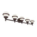 Livex Lighting - 5715-67 - Five Light Bath Vanity - Oldwick - Hand Applied Olde Bronze