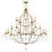 Livex Lighting - 6439-48 - 12 Light Chandelier - Chesterfield - Hand Applied Antique Gold Leaf