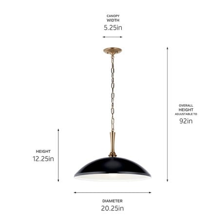 Delarosa One Light Pendant-Pendants-Kichler-Lighting Design Store